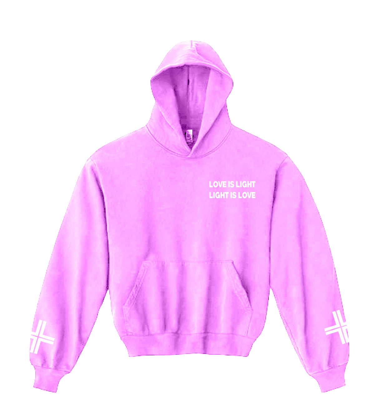 LIGHT PINK HOODIE