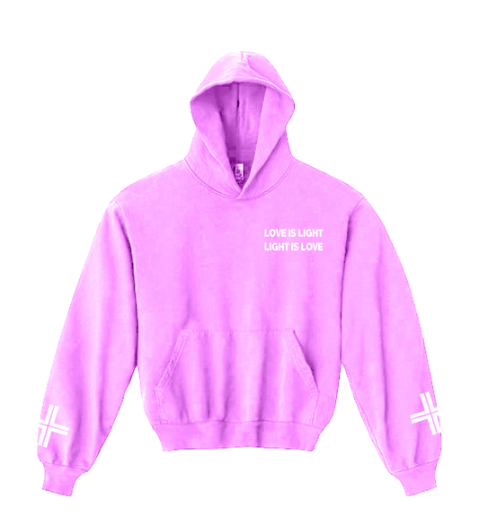 LIGHT PINK HOODIE